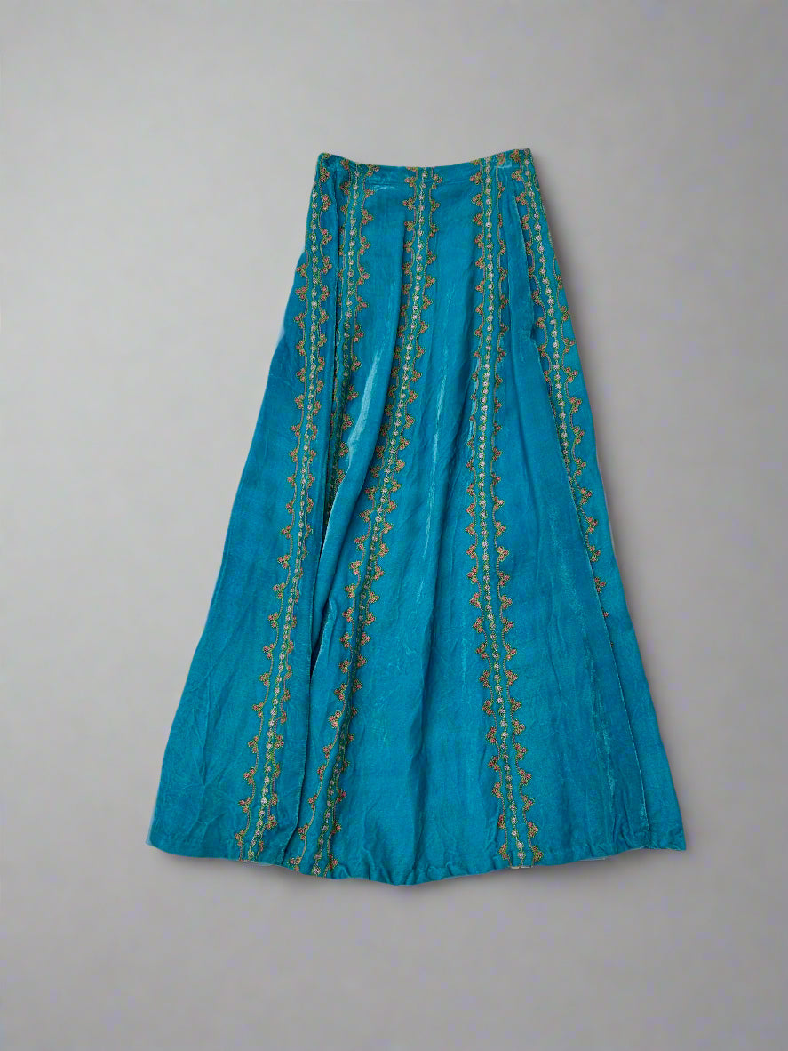 Vintage Velvet maxi skirt, 8