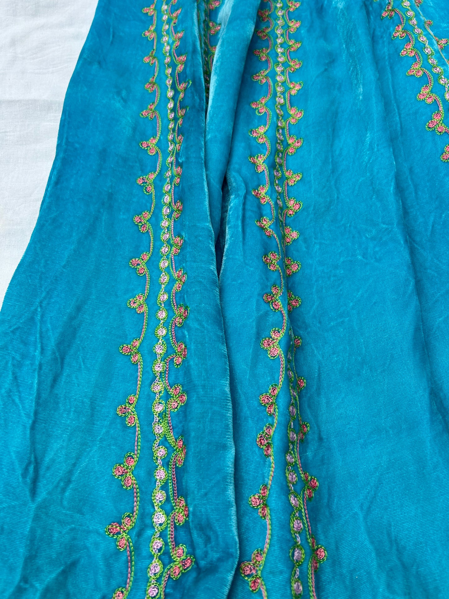 Vintage Velvet maxi skirt, 8