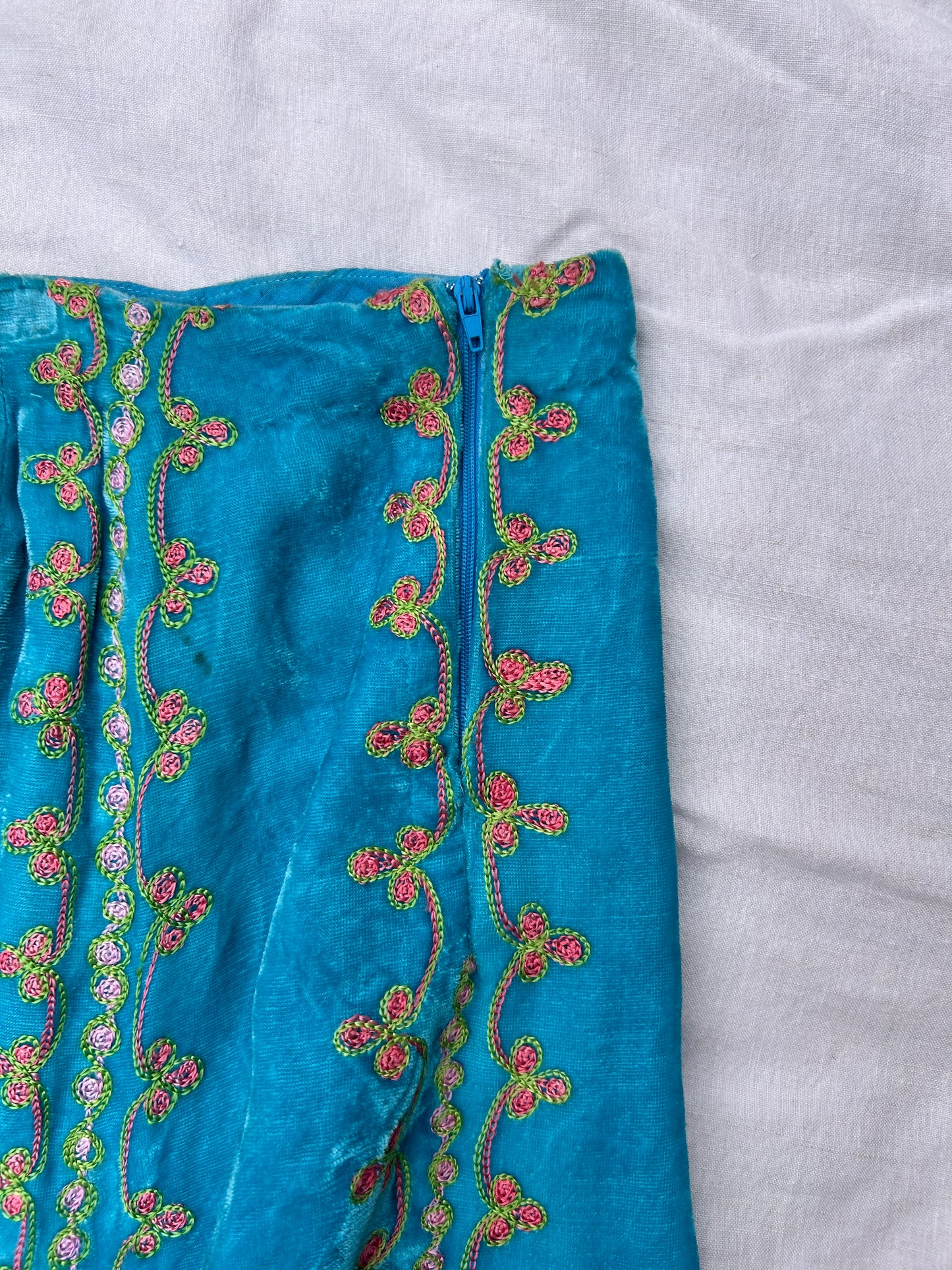 Vintage Velvet maxi skirt, 8