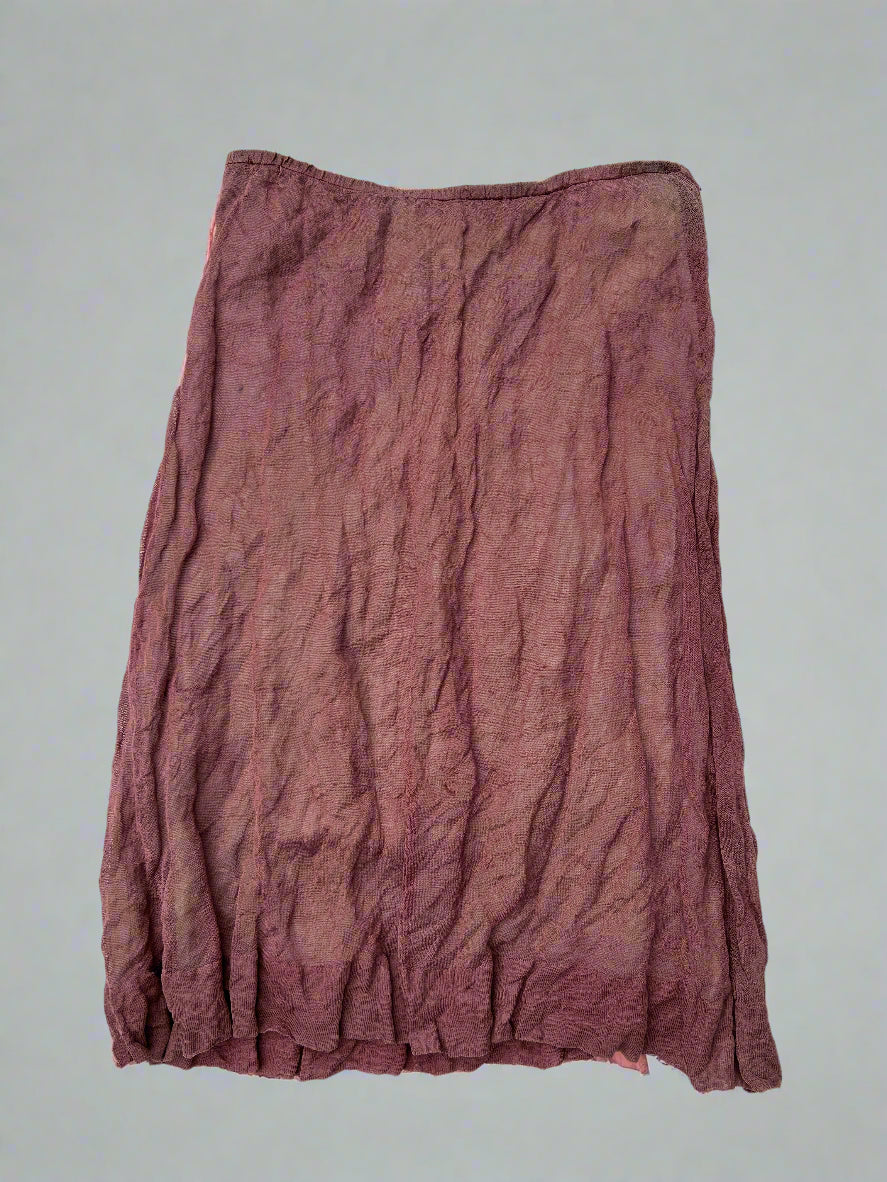 Vintage silk midi skirt, 10