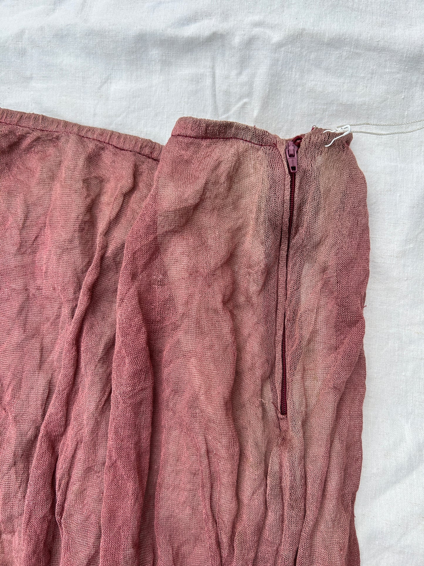 Vintage silk midi skirt, 10