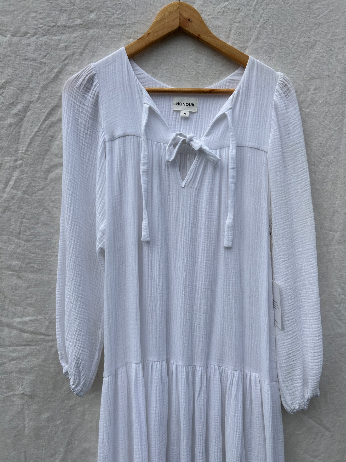 White maxi dress, M
