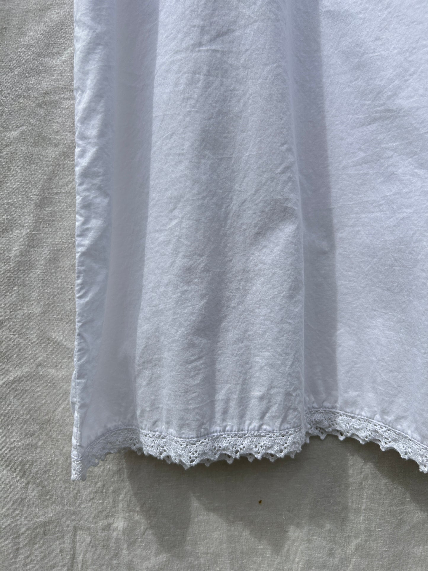 White cotton dress, S