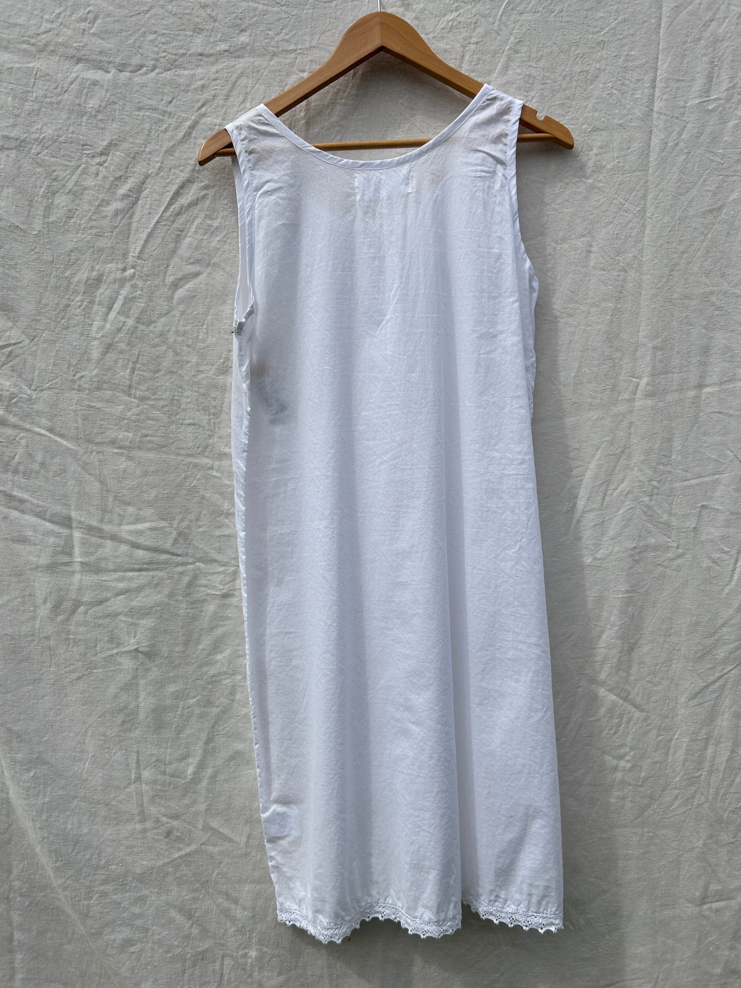 White cotton dress, S