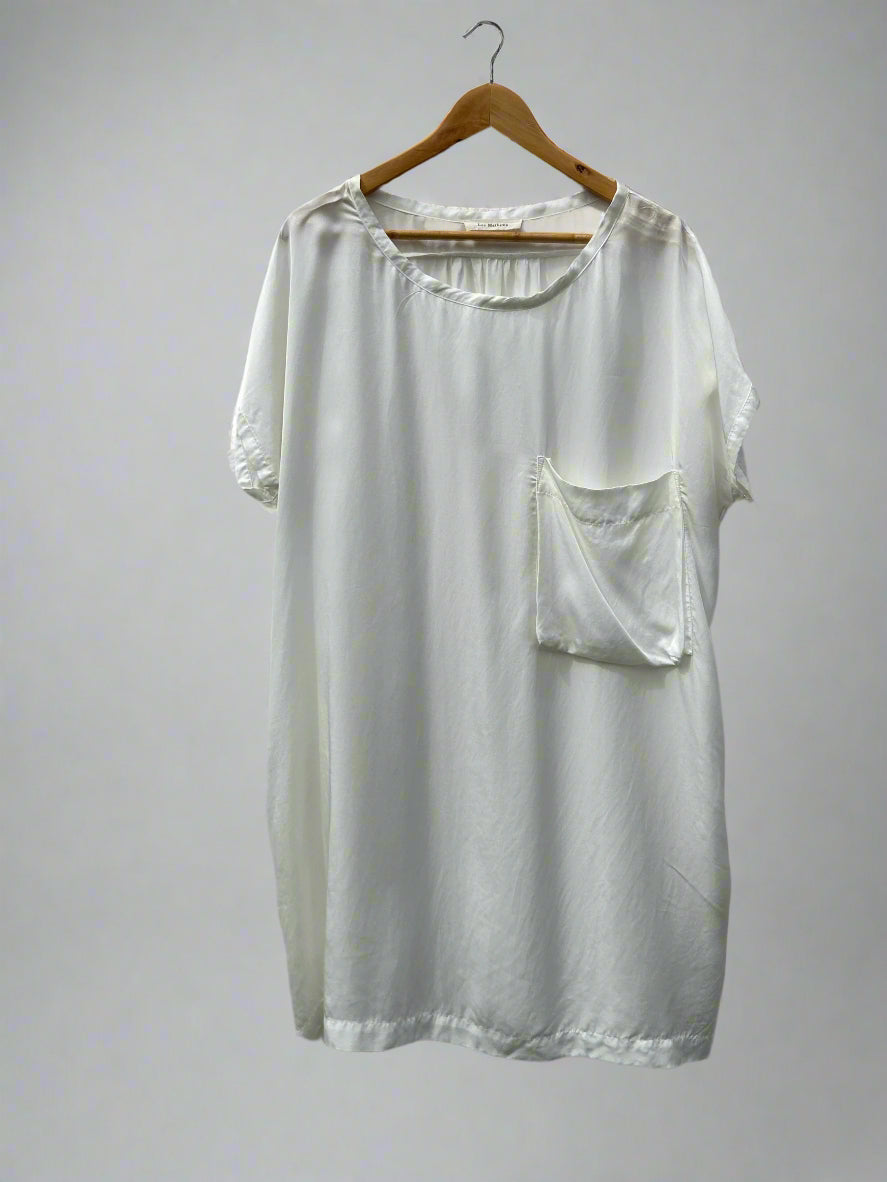 Lee Mathews silk shirt dress, S-M
