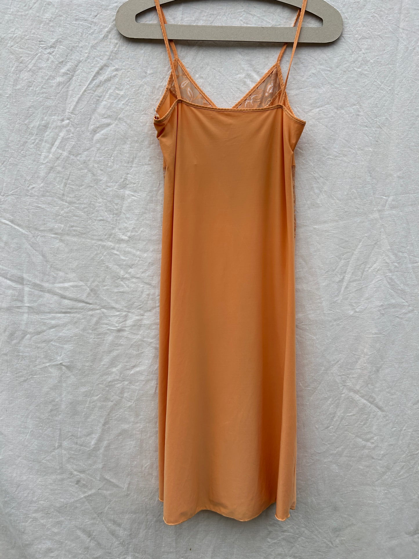 Vintage orange slip dress, 8
