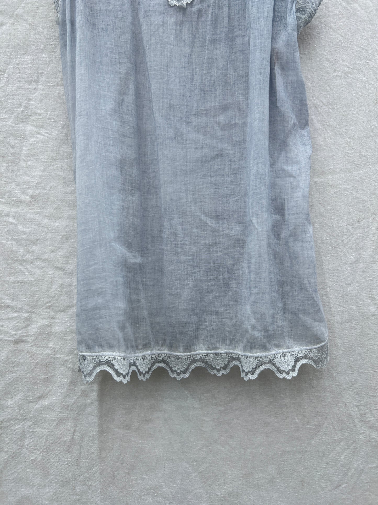 Sheer lace singlet, M