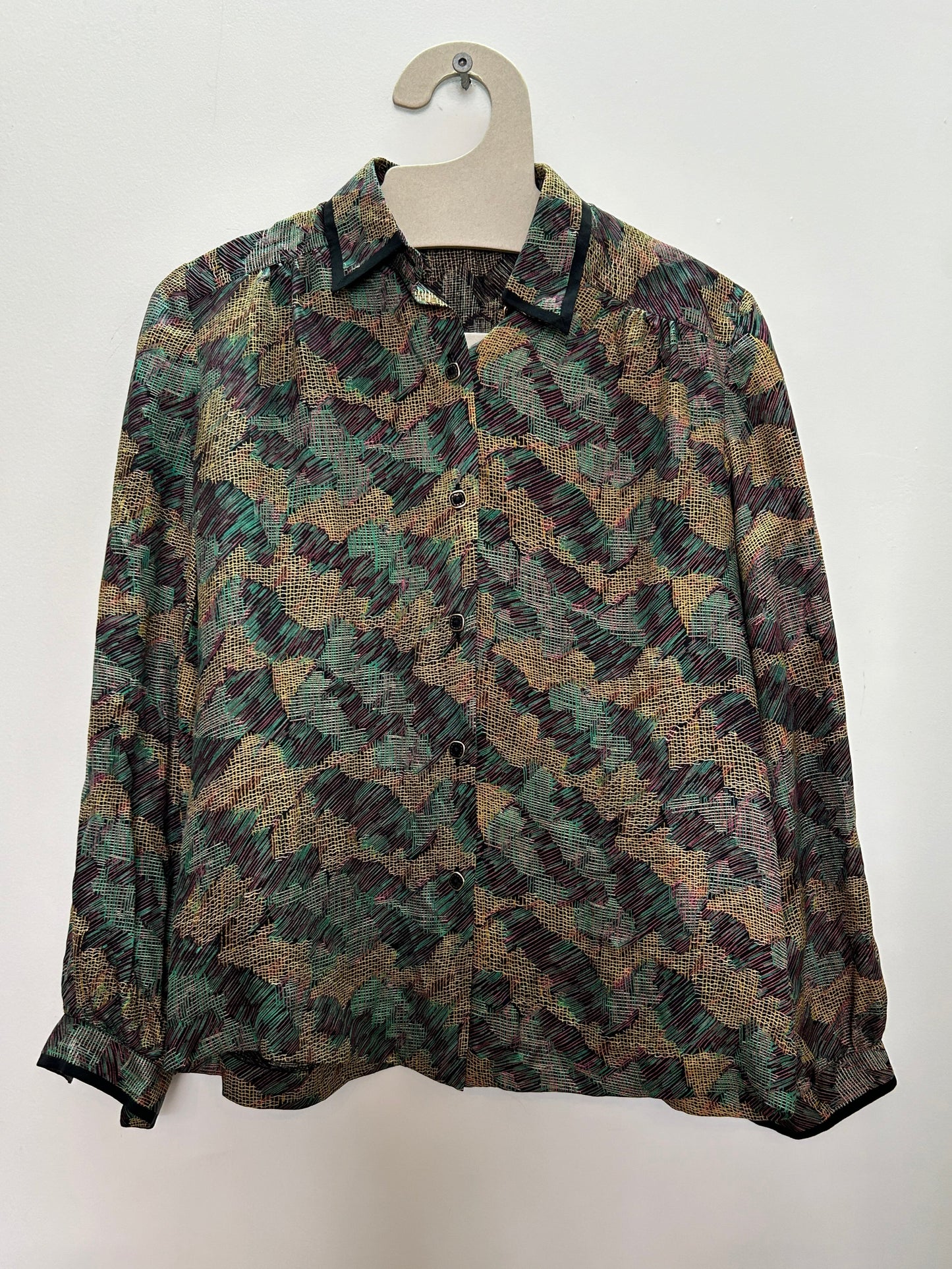 Vintage silk shirt, M