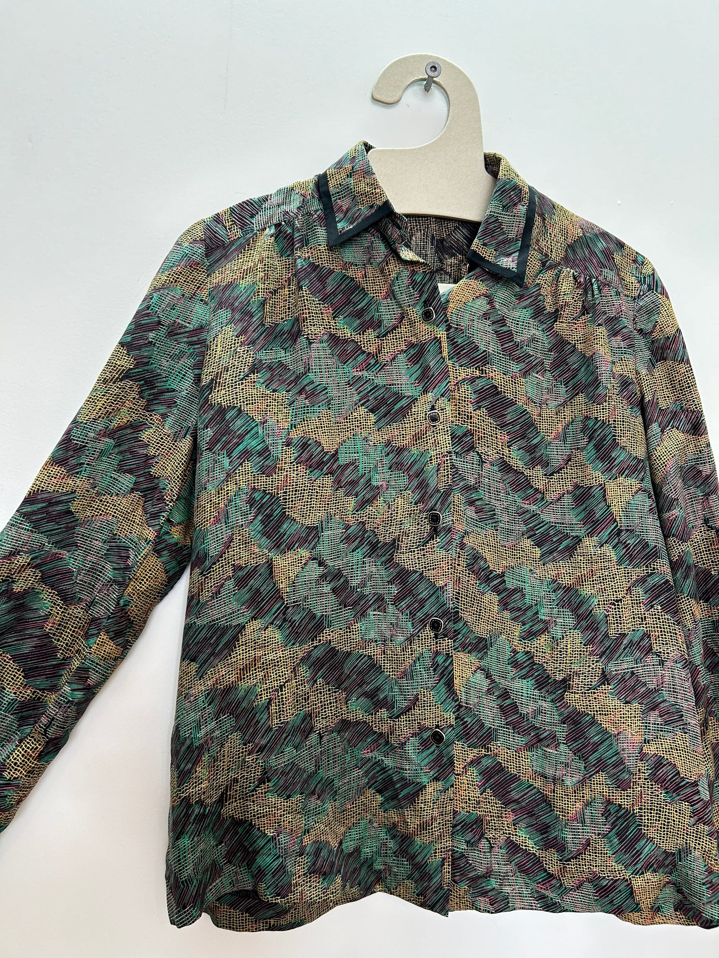 Vintage silk shirt, M
