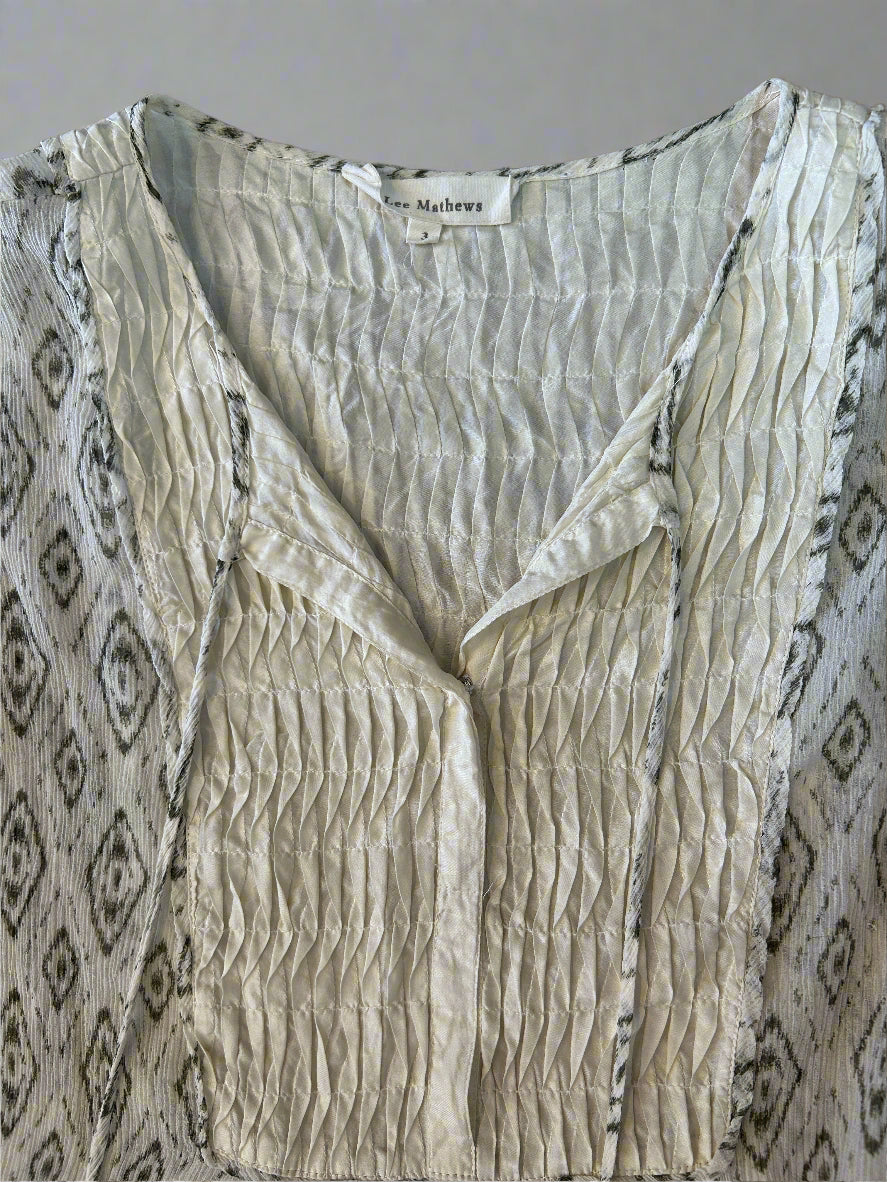 Lee Mathews silk dress, 12
