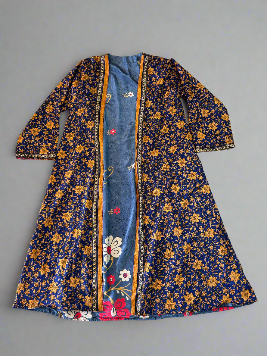 Vintage Silk Kimono, ONE SIZE