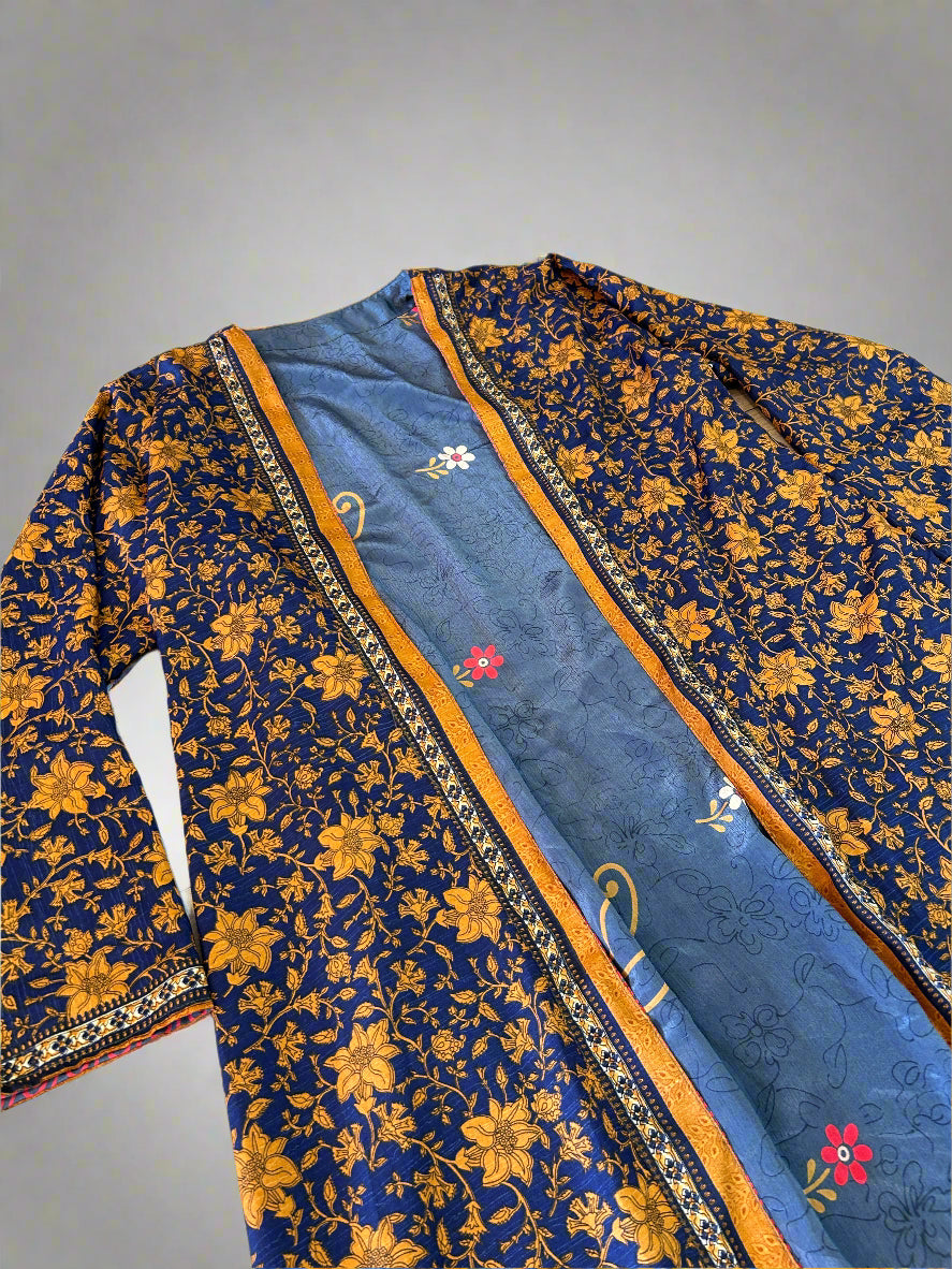 Vintage Silk Kimono, ONE SIZE