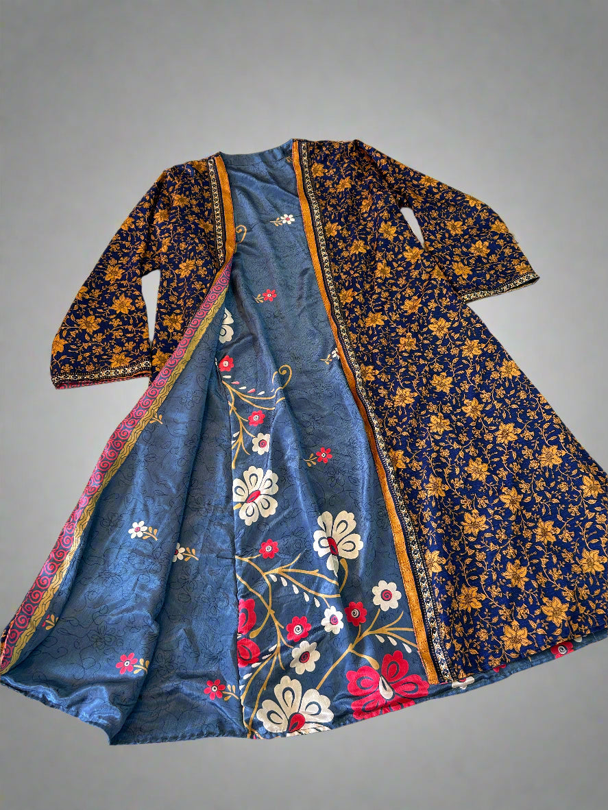 Vintage Silk Kimono, ONE SIZE