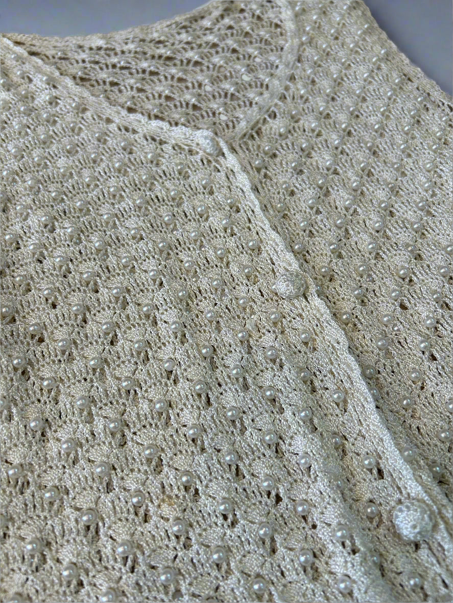 Vintage crochet vest, 6