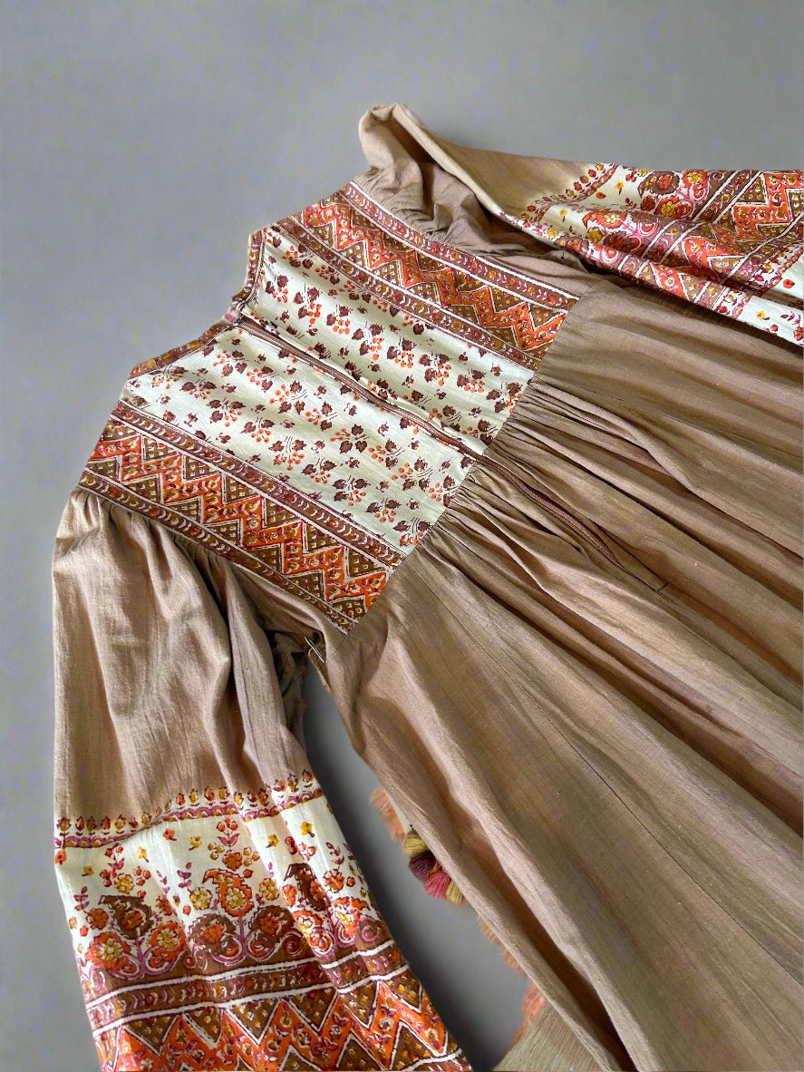 Vintage Anokhi Indian dress, S
