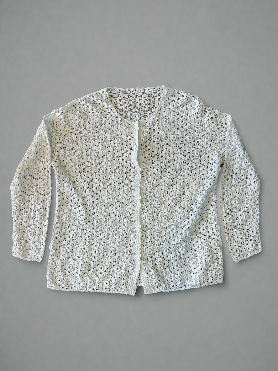 Vintage crochet cardigan, 10