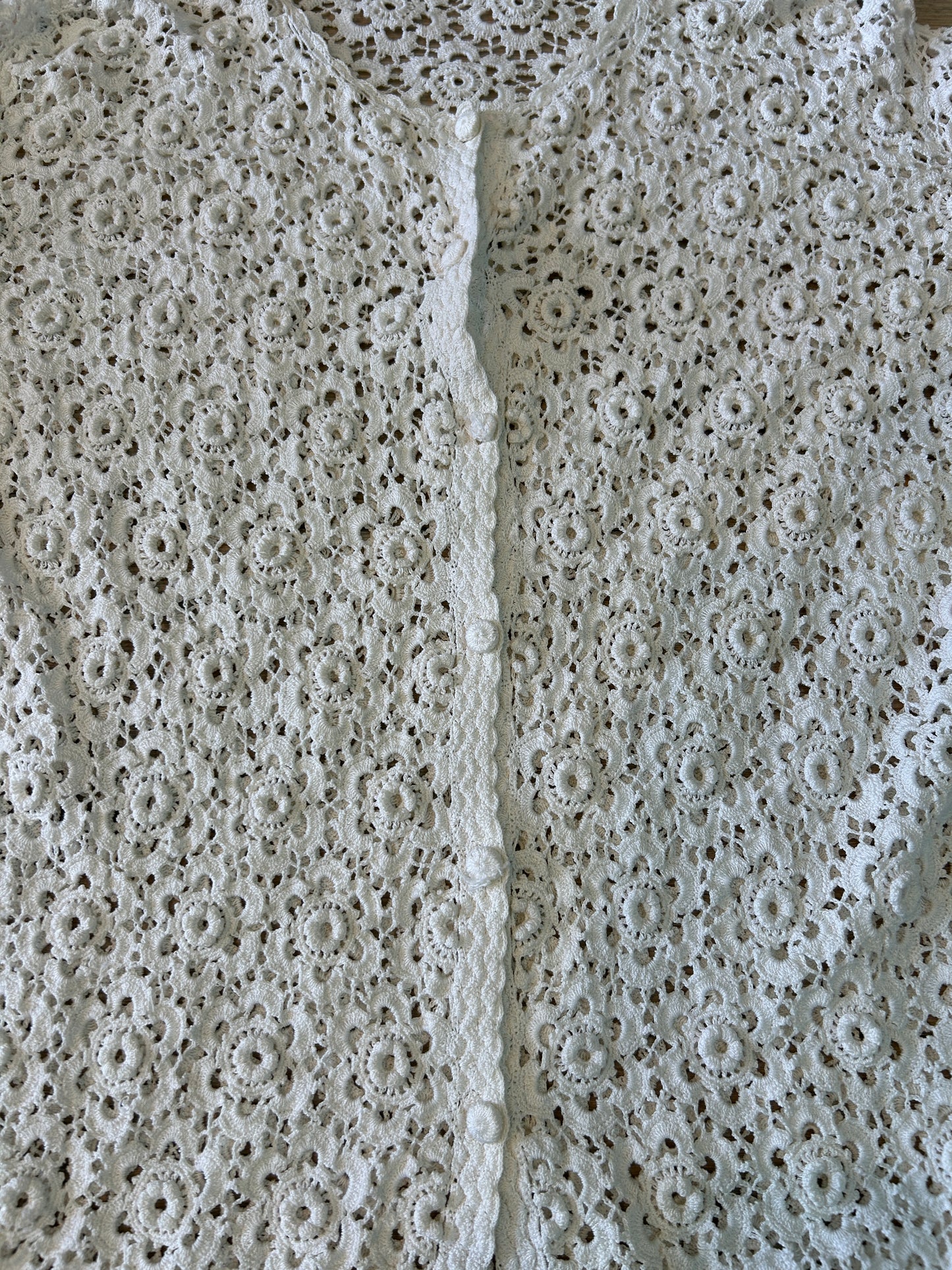 Vintage crochet cardigan, 10