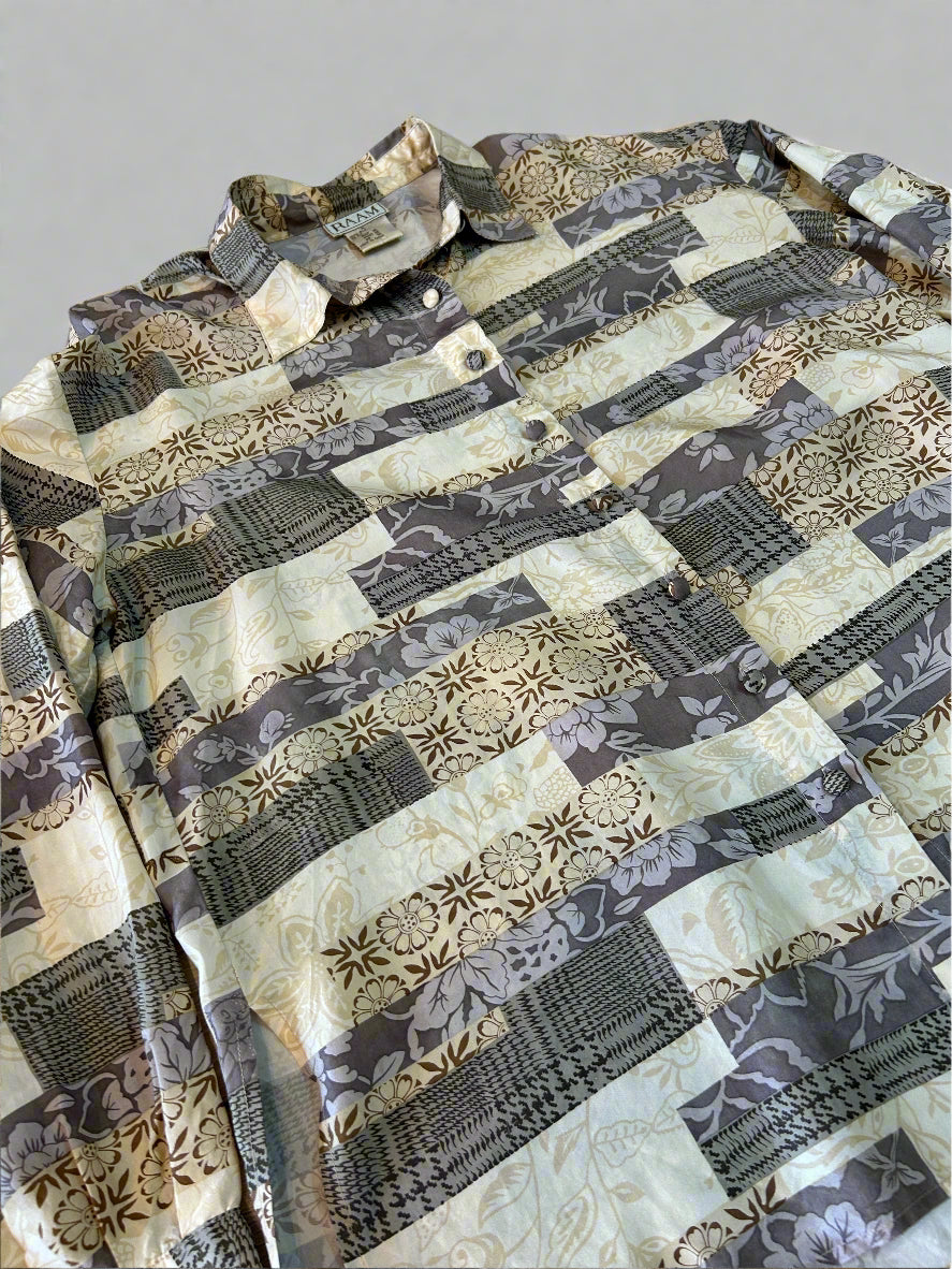 Vintage silk shirt, M