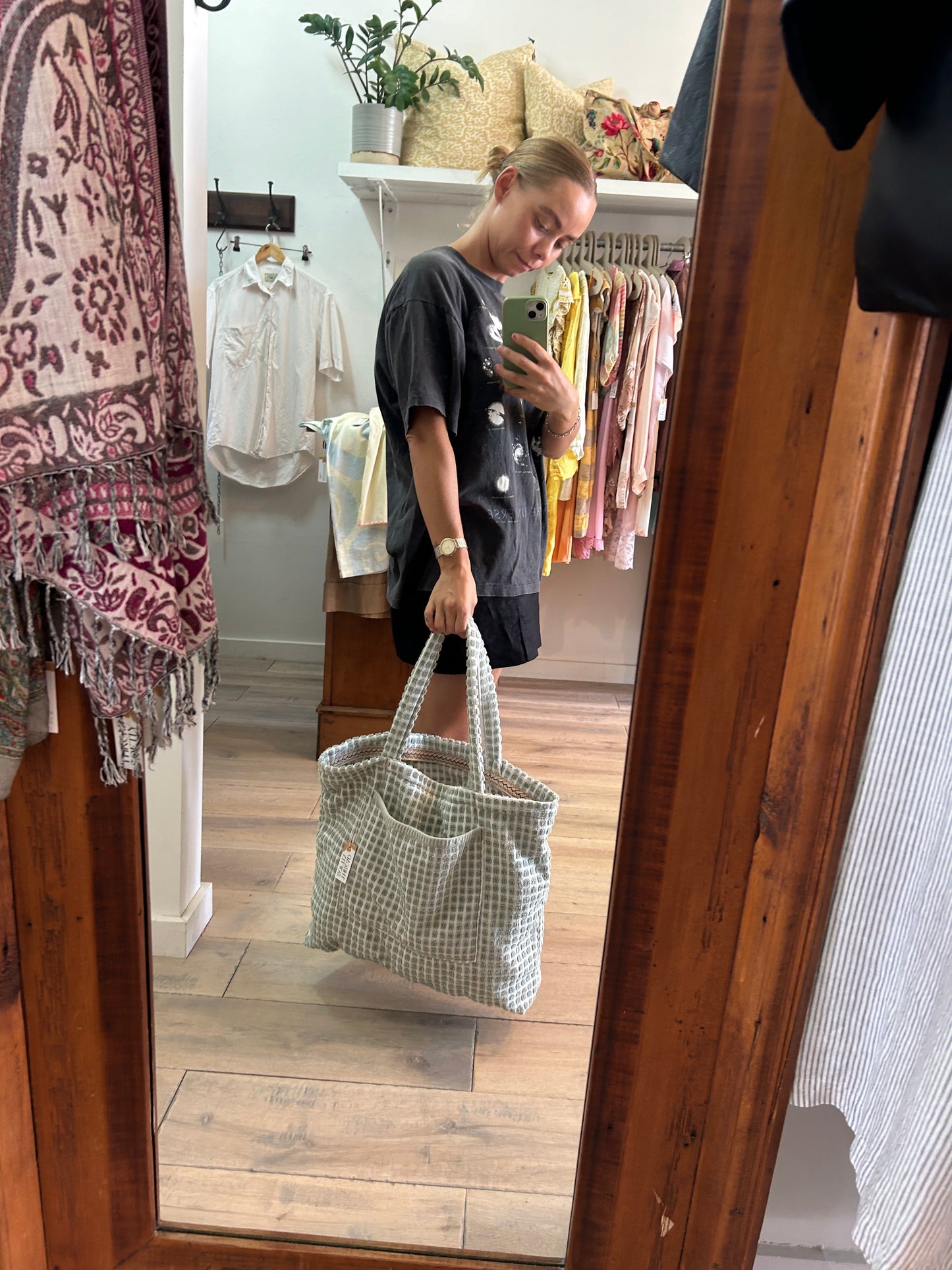 Handmade recycled bag