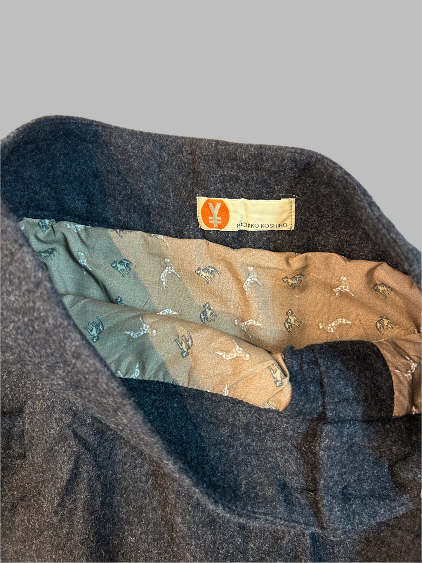 Vintage Michiko Koshino wool skirt, 10