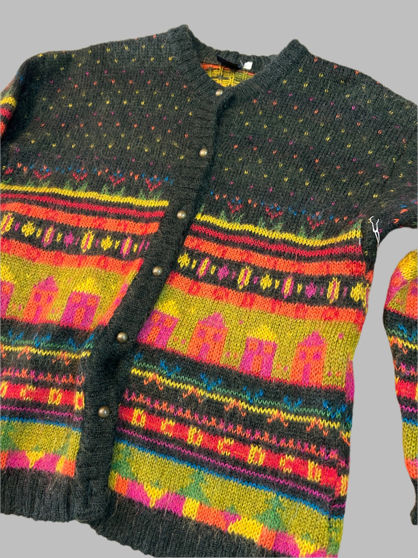 Vintage knit cardigan , M