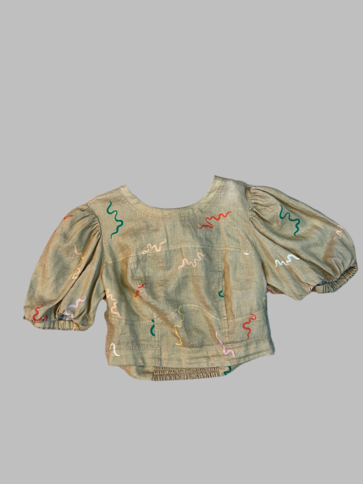 JAG crop top with tie back, 8