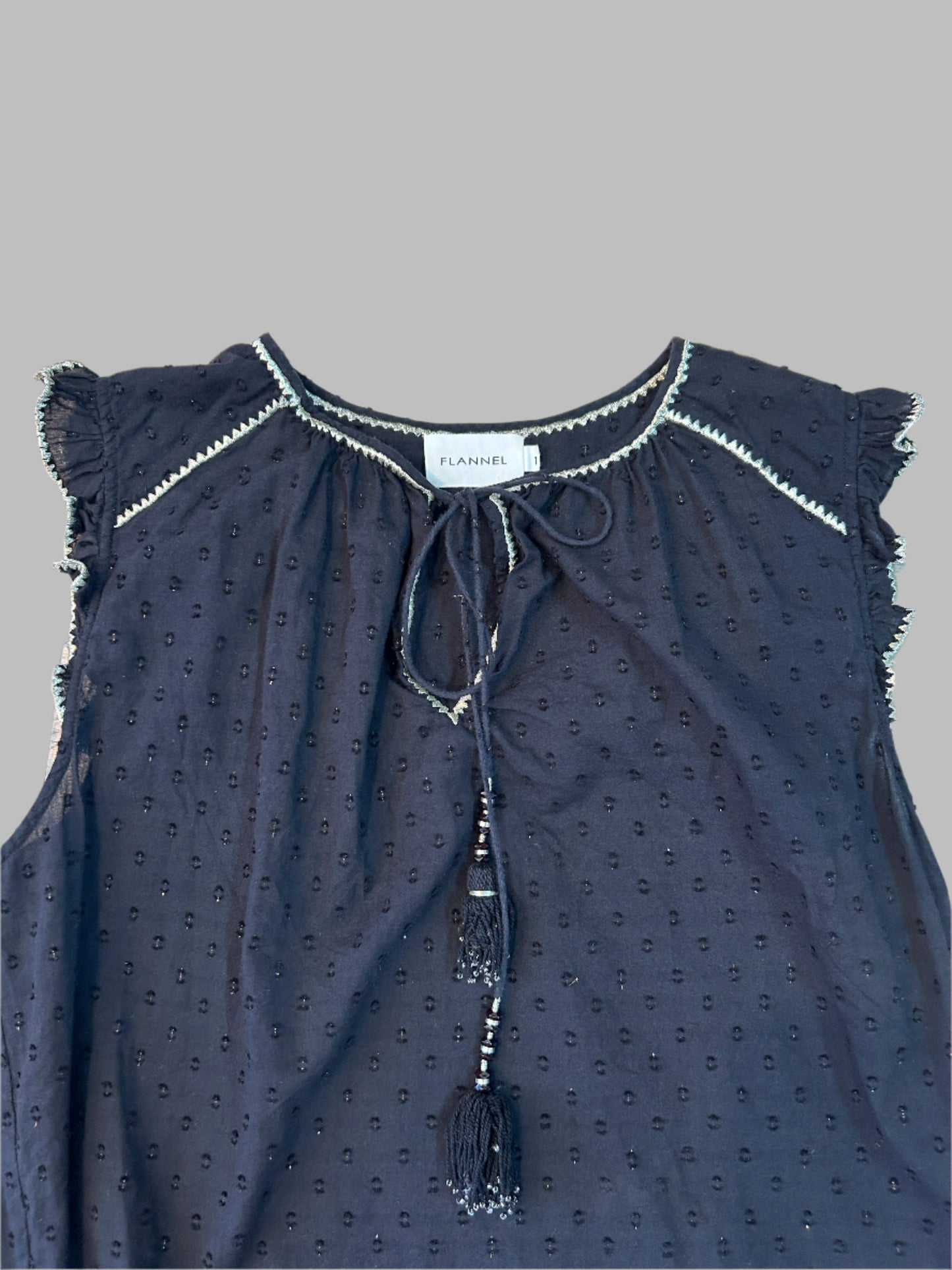 Flannel top, 10