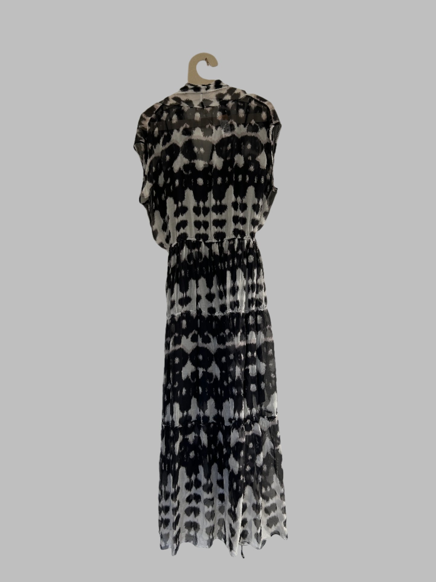 Lee Mathews Silk wrap dress, 14