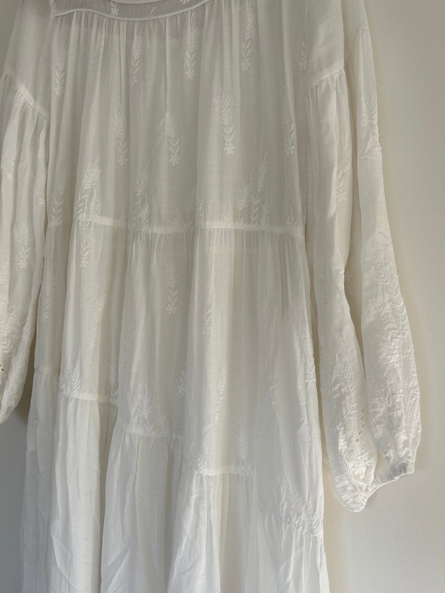 Flannel maxi dress, 14
