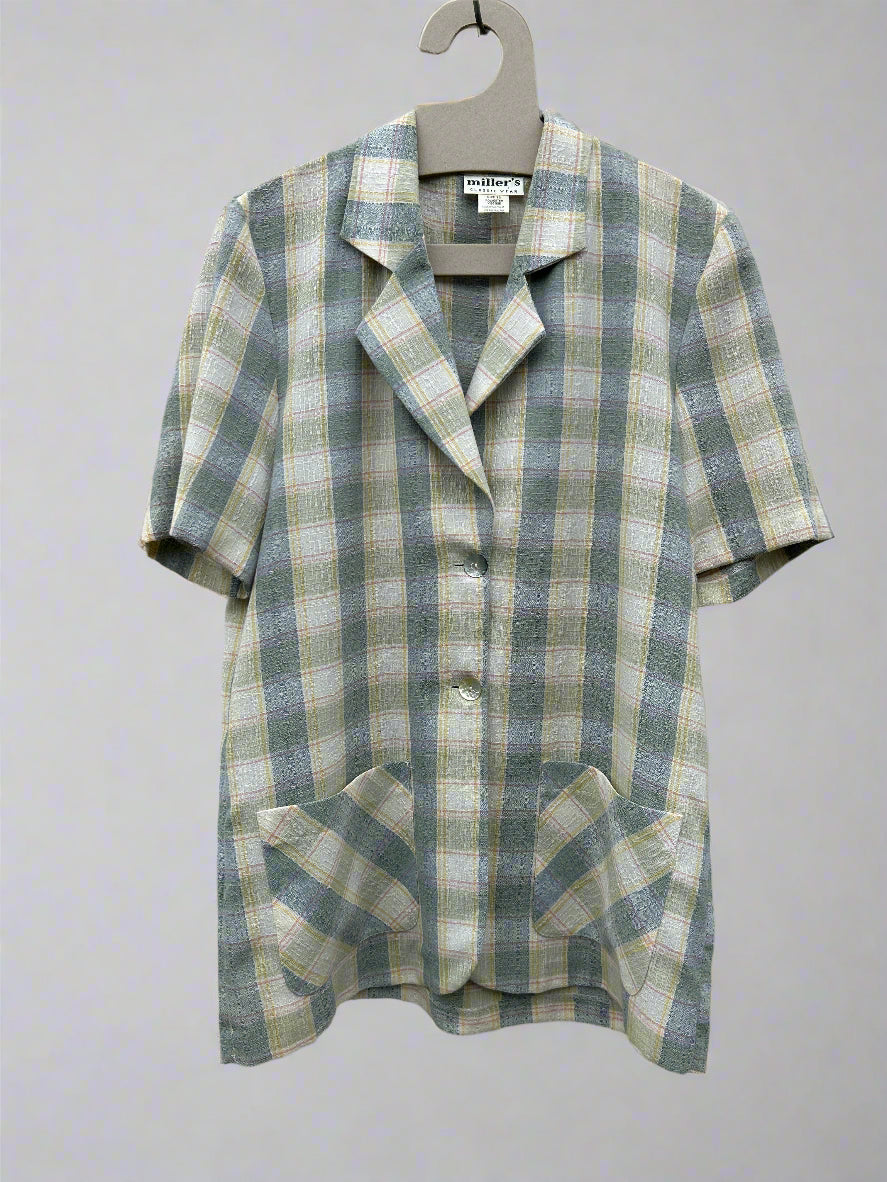 Vintage Checkered shortsleeve shirt, 10
