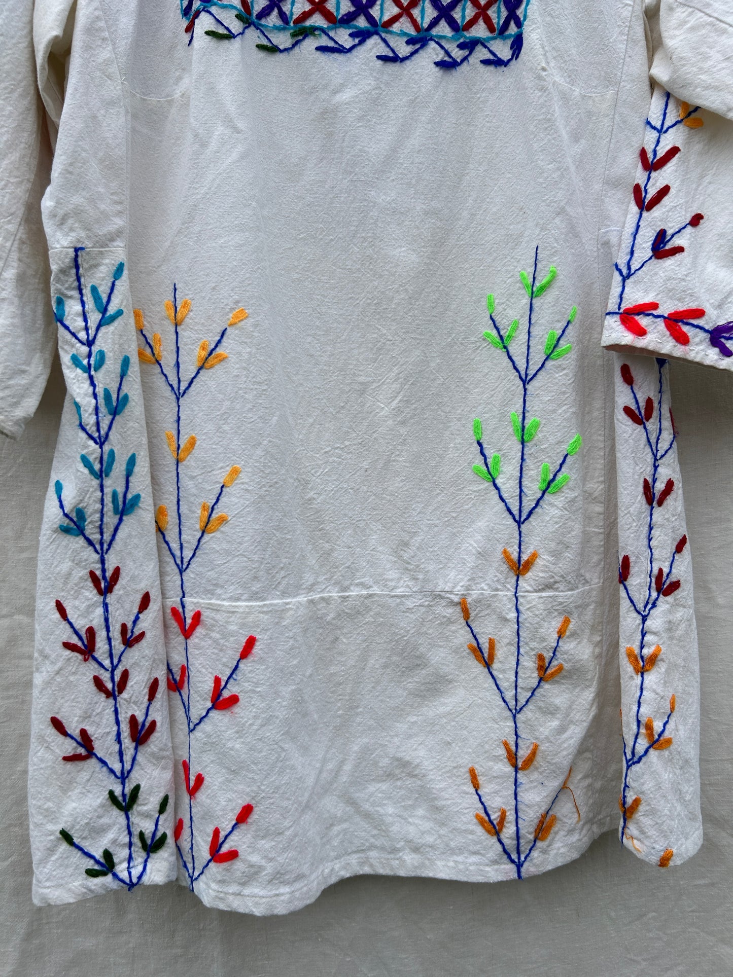 Mini dress/top with embroidery, 8