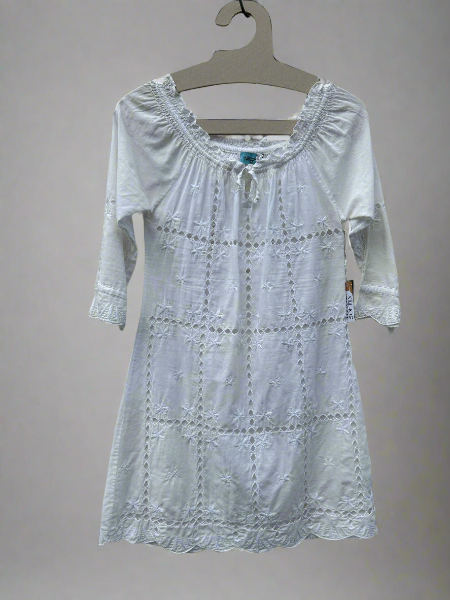 White mini dress, size xs