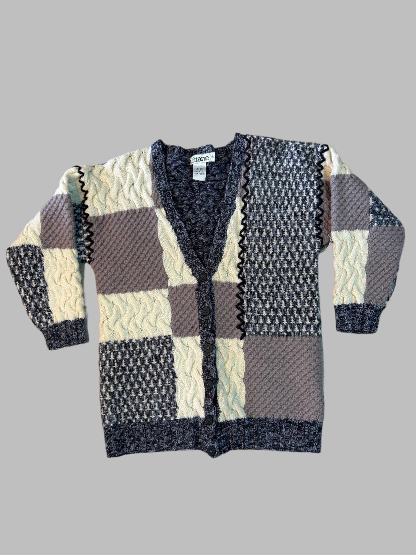 Vintage wool cardigan, S