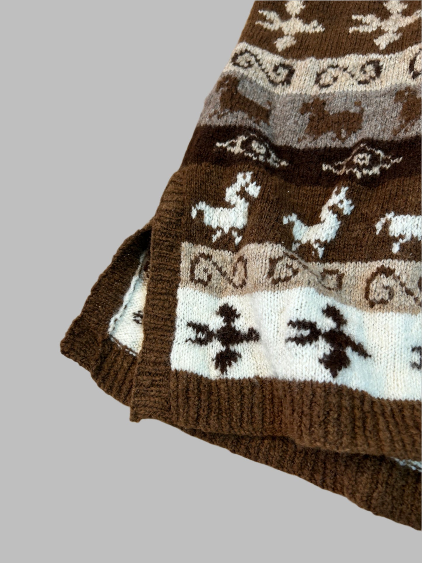 Vintage handknittet vest, 8