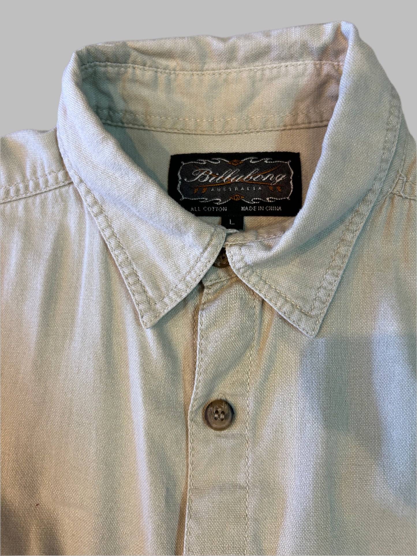 Vintage Billabong Shortsleeve Shirt, L